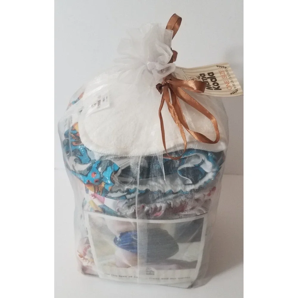 5-Mama Koala Stay Dry Pocket Diapers ONE SIZE Unisex Baby NEW
